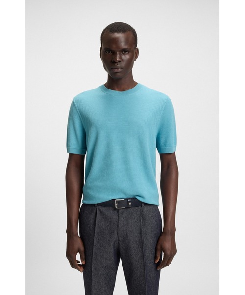 BOSS（HUGO BOSS） tシャツ ニットセーター ミックスストラクチャー