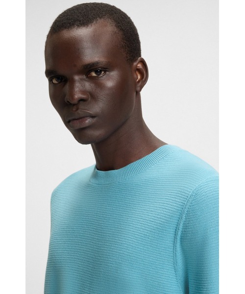 BOSS（HUGO BOSS） tシャツ ニットセーター ミックスストラクチャー
