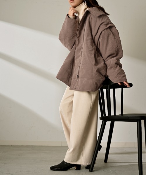 HUG.U（ハグユー） ブルゾン アウター 2way 「ベストにもなる」 中綿