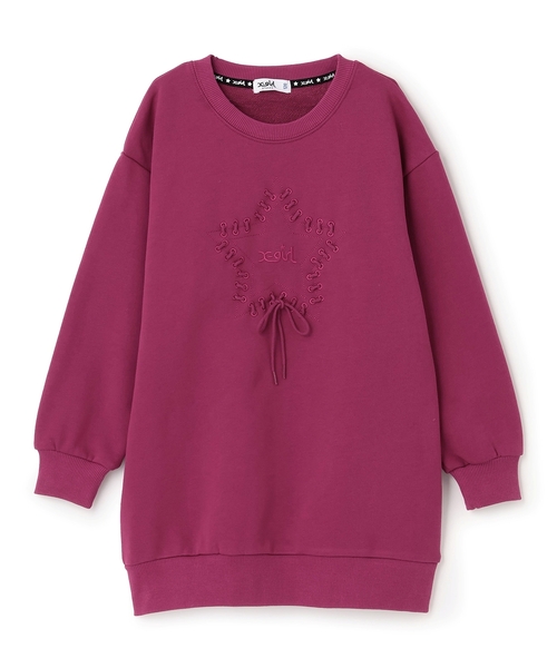 x girl トレーナーワンピ X-girl エックスガール レディースBICOLOR ANORAK SWEAT DRESS