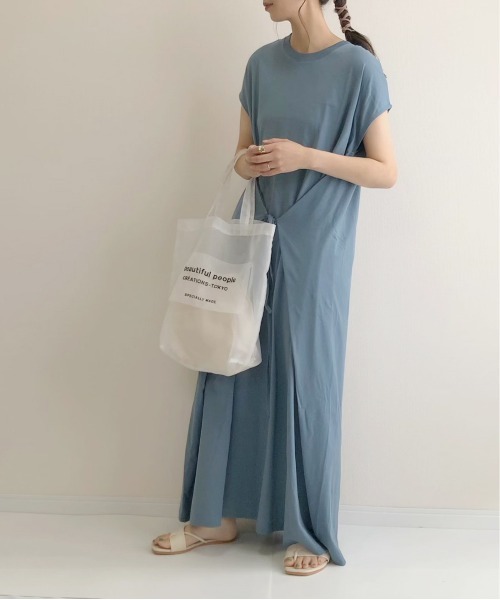 「AZUL ENCANTO」 ノースリーブワンピース FREE オレンジ レディース_画像9