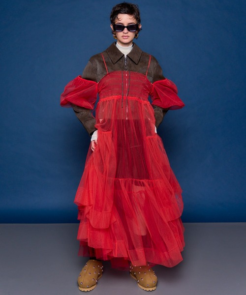 MAISON SPECIAL（メゾンスペシャル） ワンピース 2-way Tulle Volume