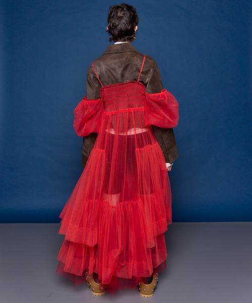 MAISONSPECIAL2wayTulle Dress/2WAYチュールドレス SALE】2way Tulle Layered Dress