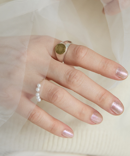 IENA（イエナ） 指輪 リング GIGI/ジジ 別注 PEARL CHAIN RING EX