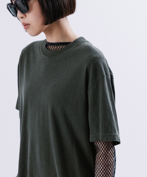 「M TO R」 半袖Tシャツ L ピンク系その他2 レディース_画像7