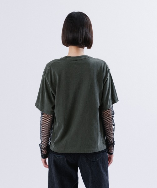 「M TO R」 半袖Tシャツ L ピンク系その他2 レディース_画像9