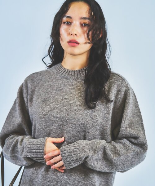 「417 EDIFICE」 長袖ニット MEDIUM ブルー系その他 メンズ_画像4