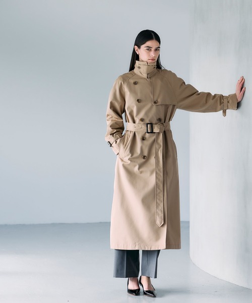 N.O.R.C コート アウター ロングトレンチコート レディース : ZOZOTOWN
