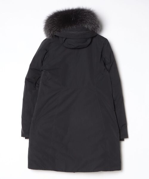 「IENA」 ダウンコート「WOOLRICHコラボ」 S ブラック レディース_画像2