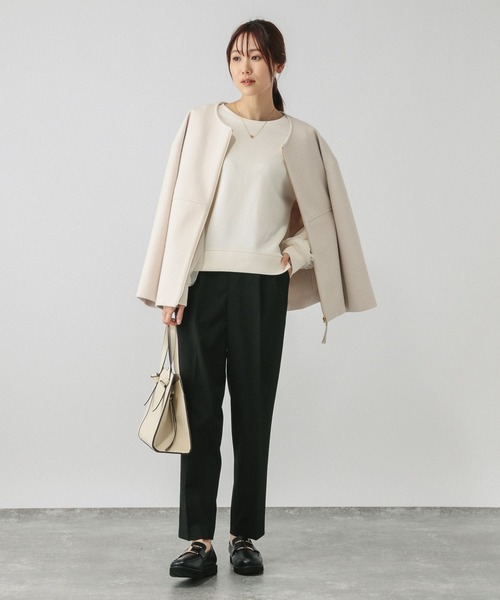 「GLOBAL WORK」 ブルゾン MEDIUM 杢グレー レディース_画像9