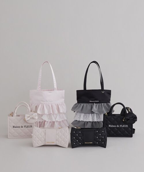 「Maison de FLEUR」 2WAYバッグ FREE ピンク レディースの画像