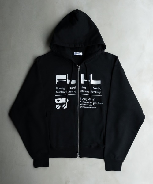 FLUKE HOLIC（フロックホリック） パーカー CROPPED EMB LOGO PARKA