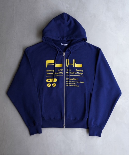 FLUKE HOLIC（フロックホリック） パーカー CROPPED EMB LOGO PARKA
