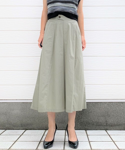 「Q」 パンツ MEDIUM オリーブ レディース_画像2