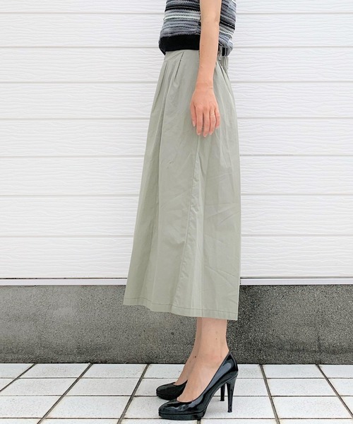 「Q」 パンツ MEDIUM オリーブ レディース_画像3