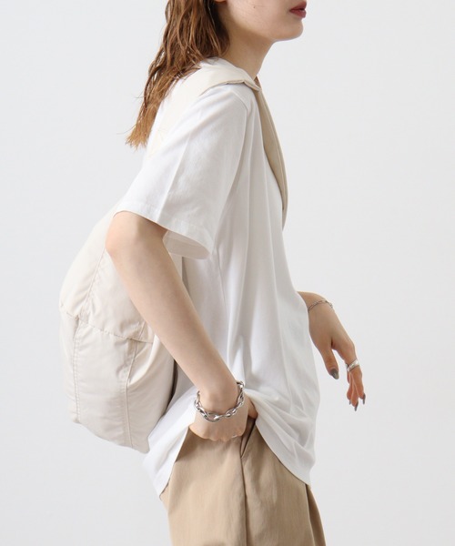「FUNALIVE」 「SHABBY」半袖Tシャツ LL ベージュ メンズ_画像9