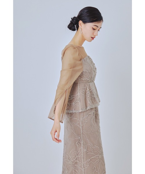 「niana」 長袖ワンピース M ブラック レディースの画像