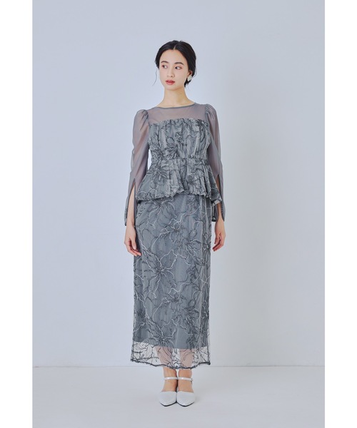 「niana」 長袖ワンピース M ブラック レディースの画像