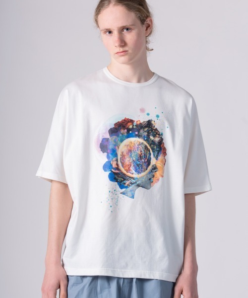 rehacer（レアセル） tシャツ : × everglouu Abstract Bloom CS