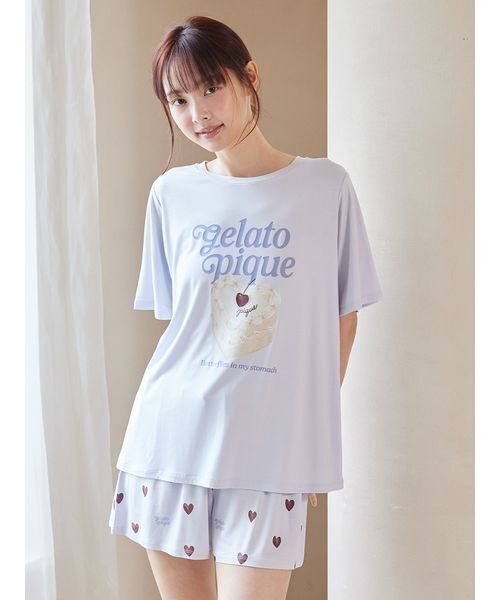 gelato pique（ジェラートピケ） パジャマ ルームウェア 「接触冷感