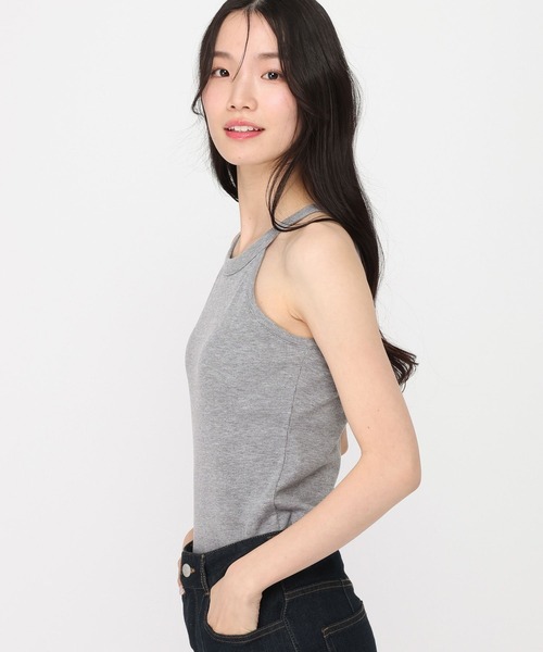 Heather（ヘザー） タンクトップ ノースリーブ カップ付きアメスリ