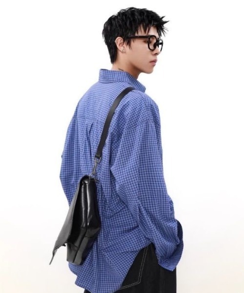 「FreeZone」 長袖シャツ F ブルー レディース_画像6