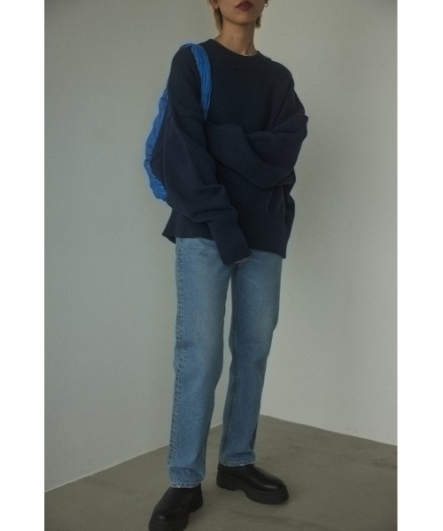 「BLACK BY MOUSSY」 デニムパンツ 25inch ブルー レディース_画像8