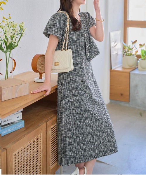 「KOBE LETTUCE」 ノースリーブワンピース M ブラウン レディース_画像3