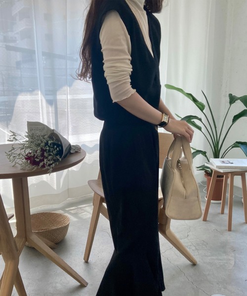 「LAUIR」 セットアップ MEDIUM ブラウン レディース_画像4