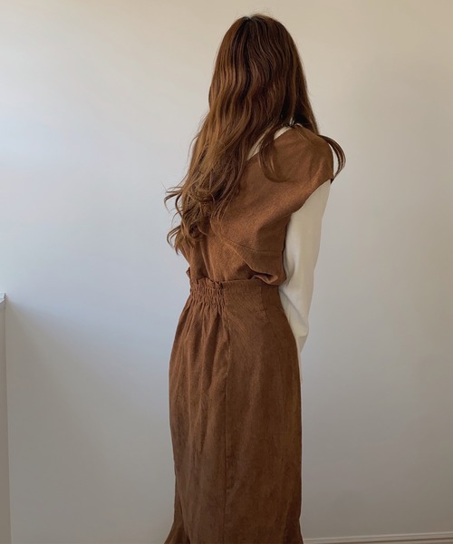 「LAUIR」 セットアップ MEDIUM ブラウン レディース_画像7