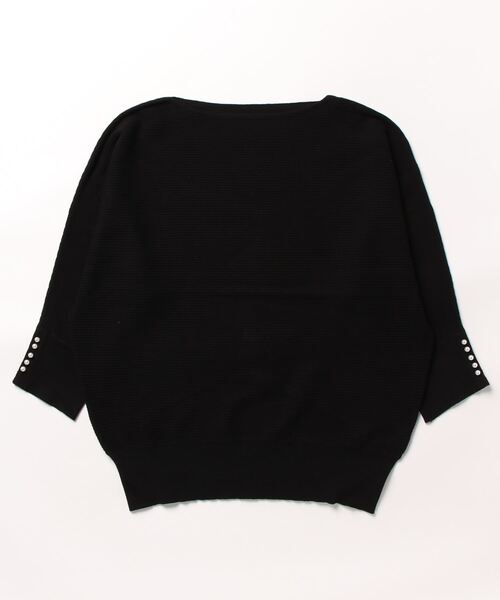 「ROPE' PICNIC」 7分袖ニット 38 グレー レディース_画像5