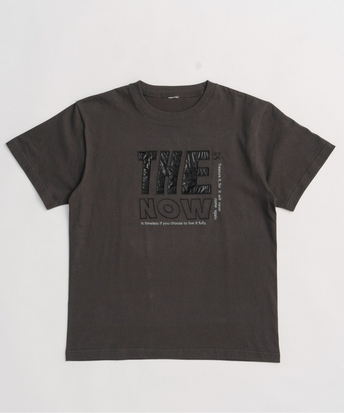 「MAISON SPECIAL」 半袖カットソー FREE チャコールグレー レディース_画像6
