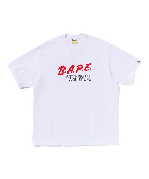 A BATHING APE（アベイシングエイプ） tシャツ BAPE MOTTO LOGO