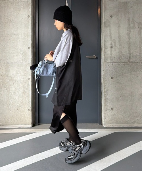 wee9s（ウィークス） スカート 2way satin skirt / ツーウェイサテン