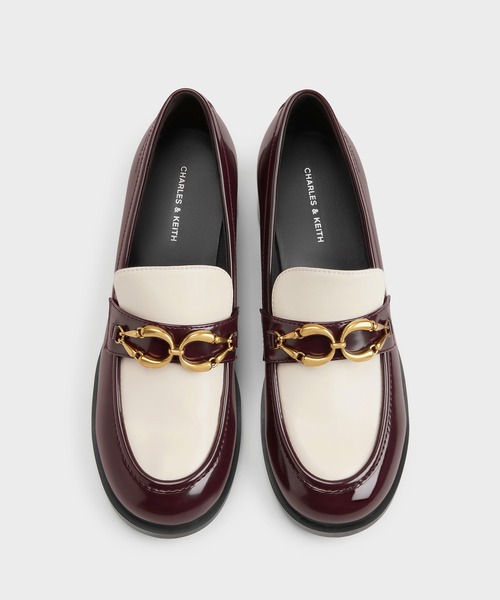 CHARLES ＆ KEITH（チャールズ&キース） ローファー メタリック