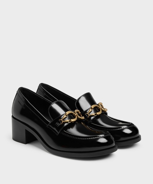 CHARLES ＆ KEITH（チャールズ&キース） ローファー メタリック