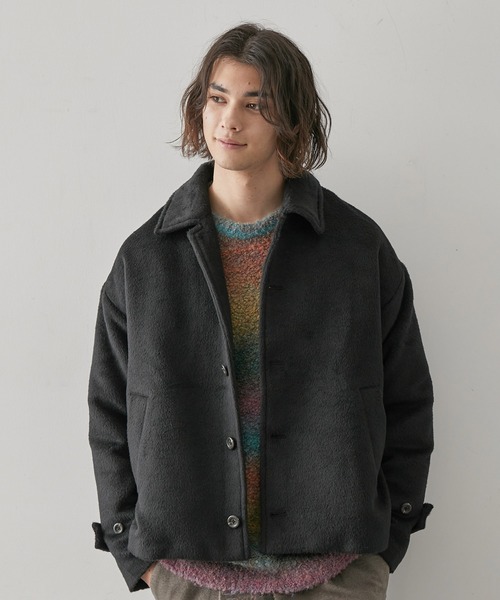 「JUNRED」 ジャケット L チャコールグレー メンズ_画像3