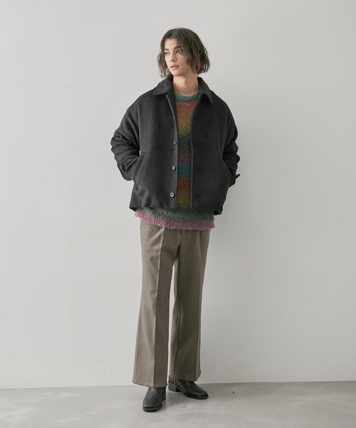 「JUNRED」 ジャケット L チャコールグレー メンズ_画像6