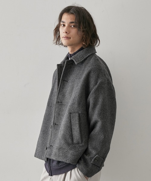 「JUNRED」 ジャケット L チャコールグレー メンズ_画像7