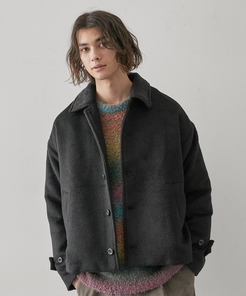 「JUNRED」 ジャケット L チャコールグレー メンズ_画像8