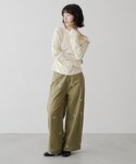 tシャツ 「無地&レース」ボタンオフショルカッ...の詳細画像5