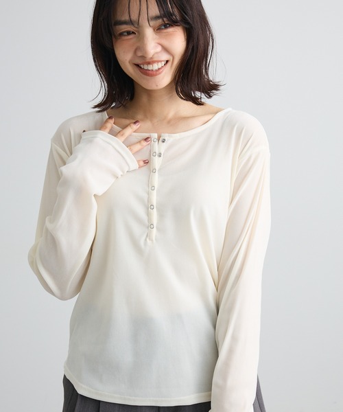 Green Parks（グリーンパークス） ヘンリーネック tシャツ ヘンリー