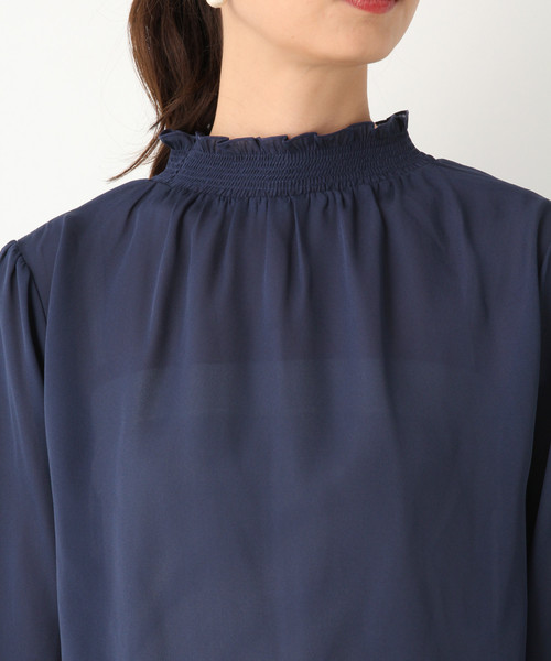 シャツ ブラウス 【DRESS】ミニフリルスタンドブラウス/813027 | GLOBAL WORK | 07