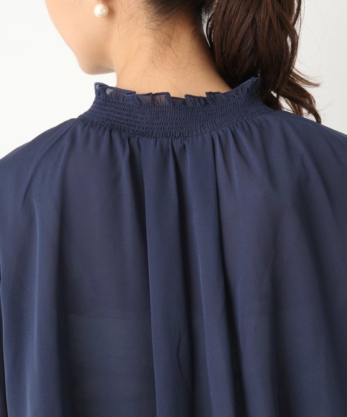 シャツ ブラウス 【DRESS】ミニフリルスタンドブラウス/813027 | GLOBAL WORK | 11