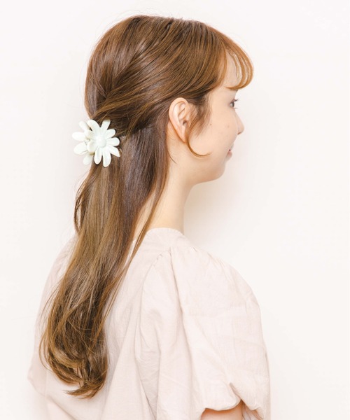 flower（ファッション） ヘアクリップ カモミールヘアクリップ