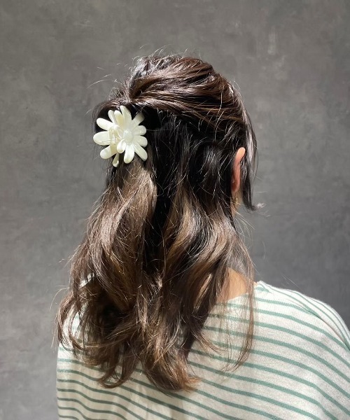 flower ヘアクリップ カモミールヘアクリップ : ZOZOTOWN Yahoo!店