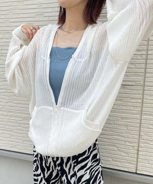 パーカー シアーリブジップパーカー|ZOZOTOWN PayPayモール店|06