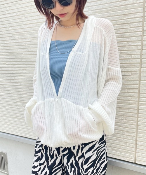 パーカー シアーリブジップパーカー|ZOZOTOWN PayPayモール店|10