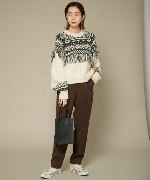 高評価安い ニット ノルディックフリンジニット ZOZOTOWN PayPayモール店 - 通販 - PayPayモール 超激安特価