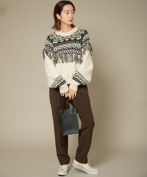 高評価安い ニット ノルディックフリンジニット ZOZOTOWN PayPayモール店 - 通販 - PayPayモール 超激安特価